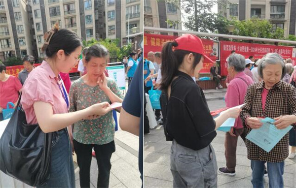“渝”法同行 “典”亮生活 -新盟律师在万州区石峰广场开展民法典法治宣传活动